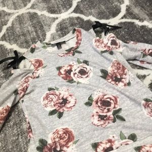 Flower print kids shirt